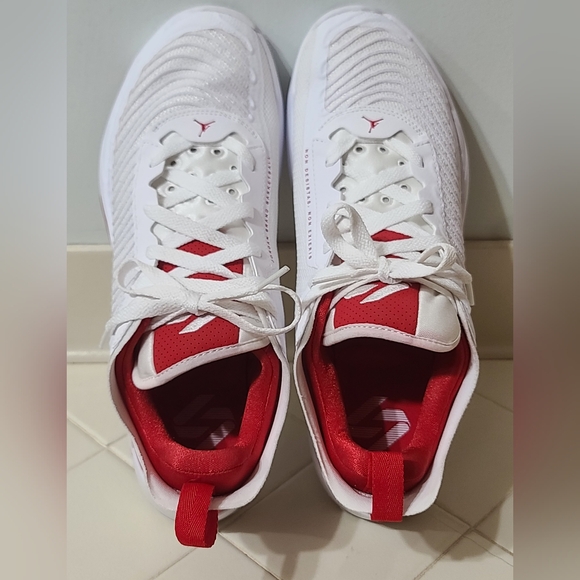 Jordan Luka 1 White & Fire Red Men's Size 11 - Picture 5 of 7